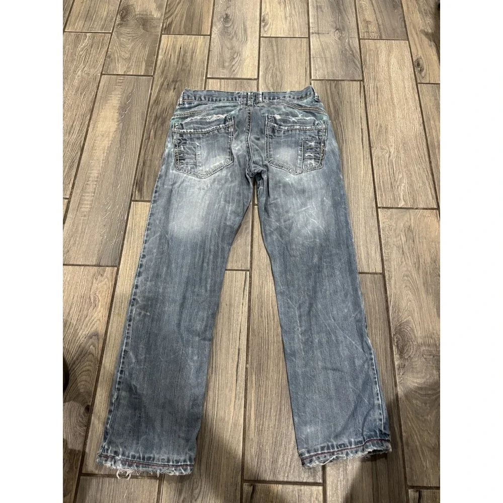 Dolce & Gabbana Men's Jeans Distressed Light Wash Straight Leg Made in Italy